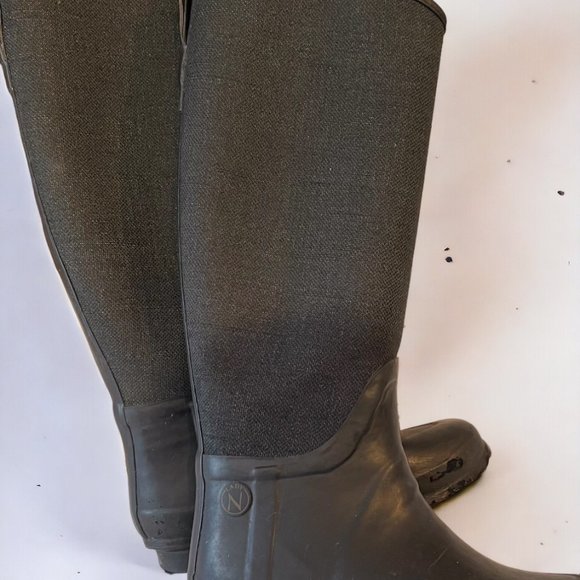 Hunter Lady N Women's Tall Dark Navy Hunter Rain Boots  Size 7-Excellent Cond - Picture 8 of 16